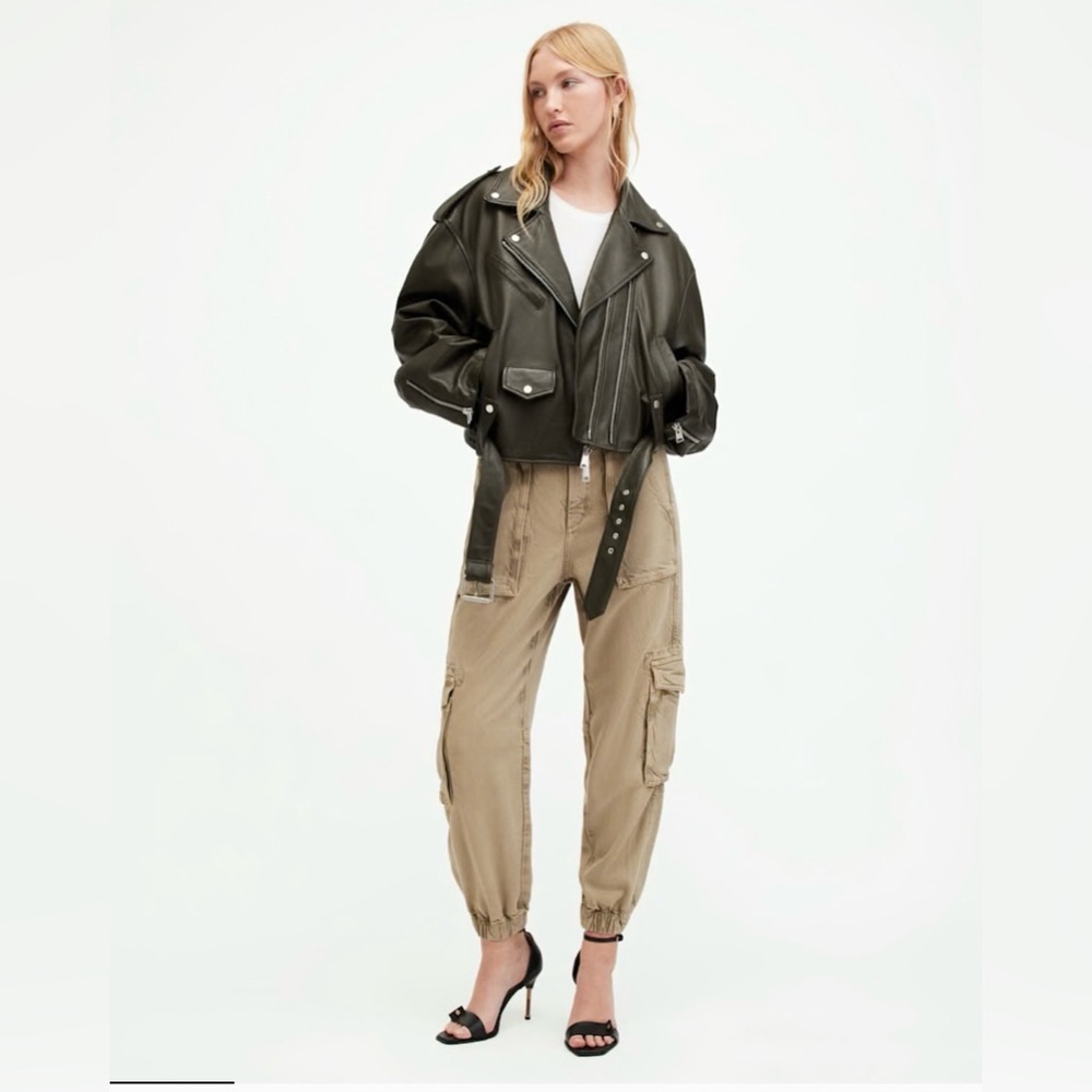 All Saints Freda Lightweight Cargo Women’s Trousers, Size 12